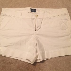 AE white shorts